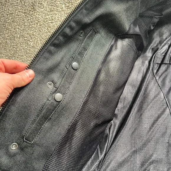 First manufacturing company leather and canvass heavy duty riding jacket - Picture 3 of 8